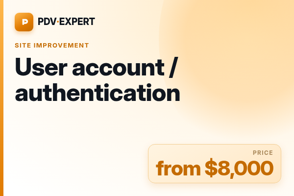 User account / authentication