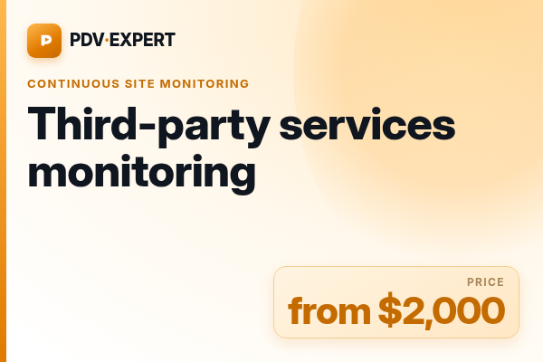 Third-party services monitoring