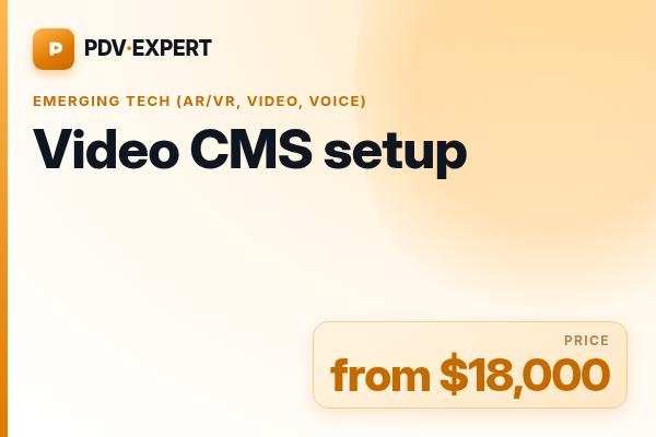 Video CMS setup