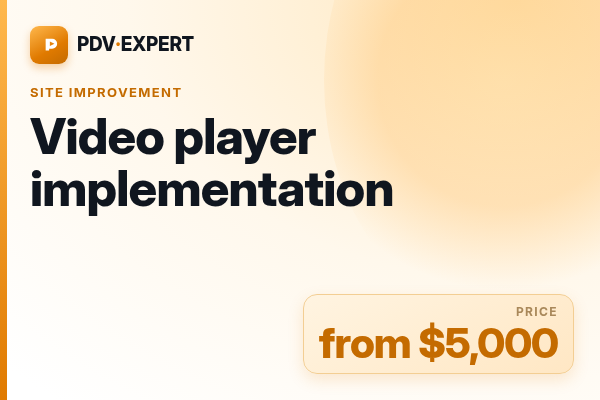 Video player implementation