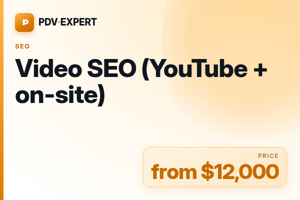 Video SEO (YouTube + on-site)