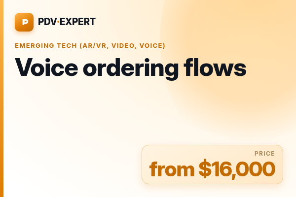 Voice ordering flows