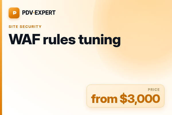 WAF rules tuning
