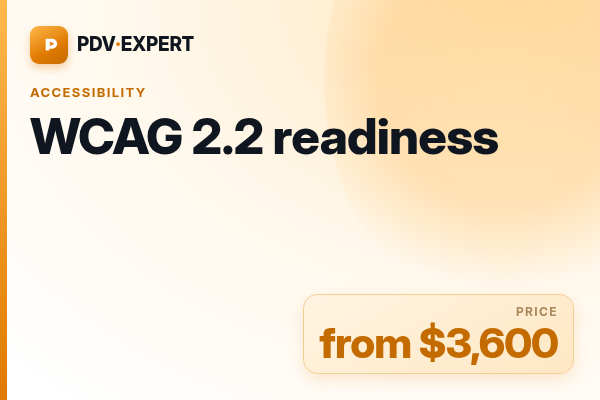 WCAG 2.2 readiness