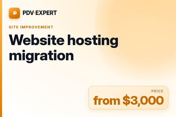 Website hosting migration