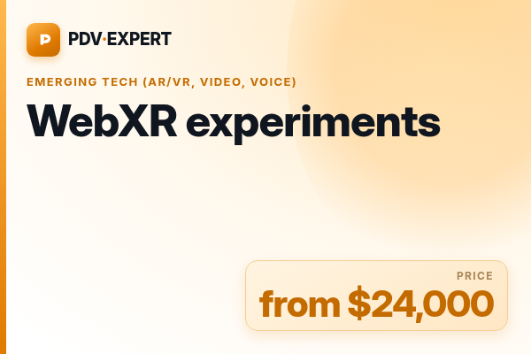 WebXR experiments