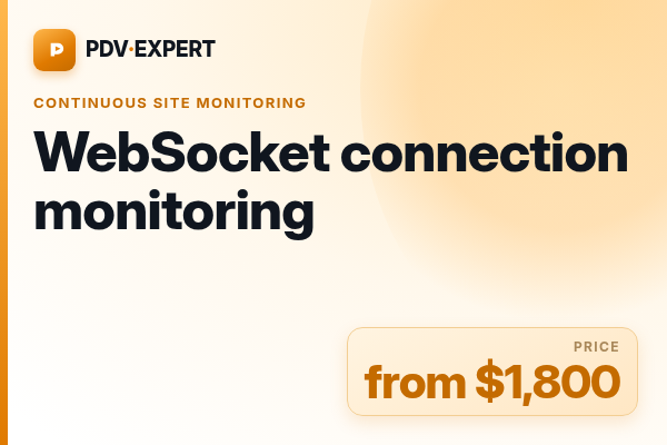 WebSocket connection monitoring